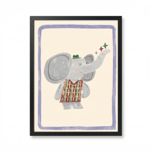 Elephant chic aux lunettes