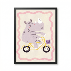 Rhinoceros joyeux a velo