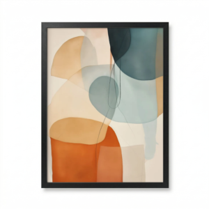 Abstraction douce tons chauds