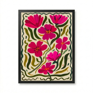Bouquet Floral Art Moderne