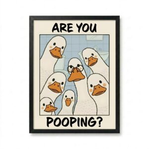 Canards toilette humour décalé