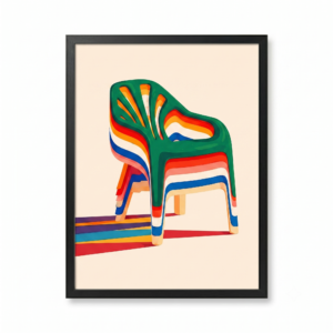 Chaise Pop Multicolore