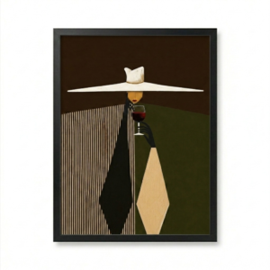 Dame Mystérieuse Au Chapeau