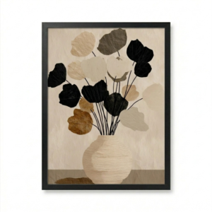 Feuilles Sèches Vase Minimaliste