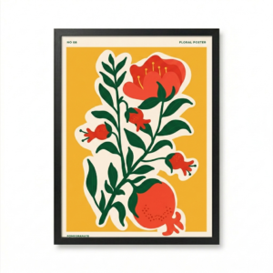 Grenadier Illustration Botanique Vintage