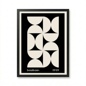 Héritage Bauhaus Noir Blanc