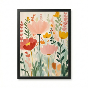 Jardin Fleuri Couleurs Douces