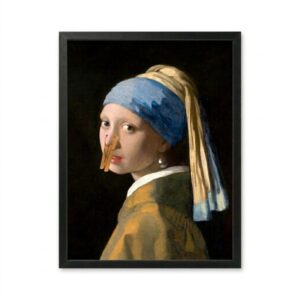 Jeune fille pince nez