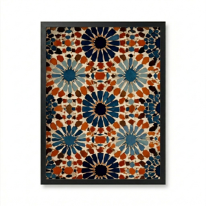 Mosaïque Marocaine Aux Étoiles