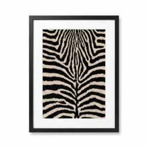 Motif Zèbre Graphique Chic