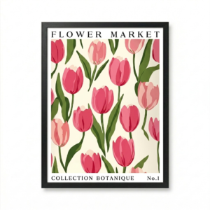 Tulipes Roses Collection Botanique