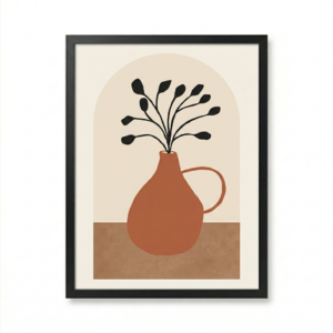 Vase Terracotta Minimaliste Chic