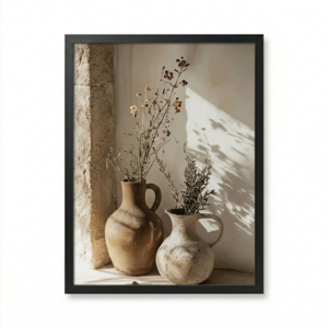 Vases Sous Douce Lumière